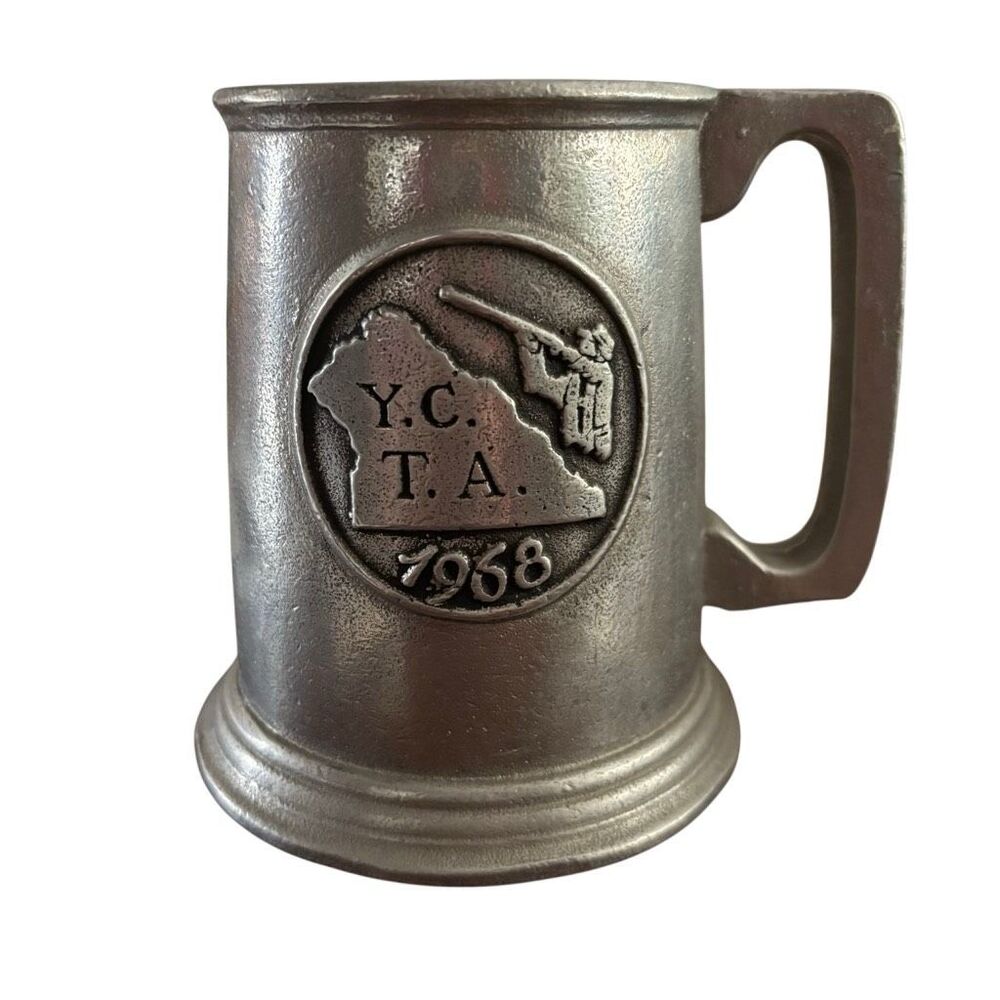 York County Trapshooting Association 1968 Wilton Pewter Tankard Mug